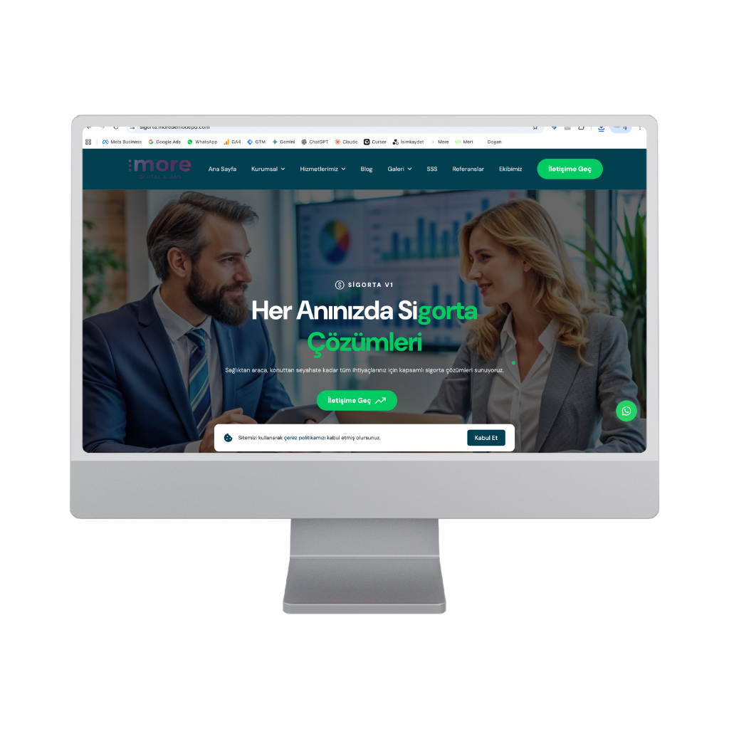 Profesyonel Sigorta Acentesi Hazır Web Sitesi