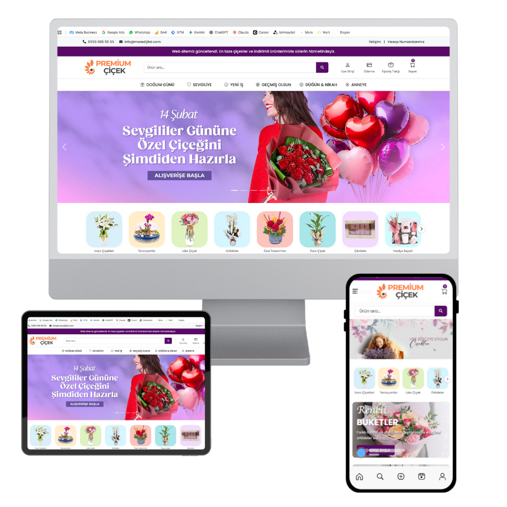 Çiçekçi ve Hediyeci Yazılımı (PRO)